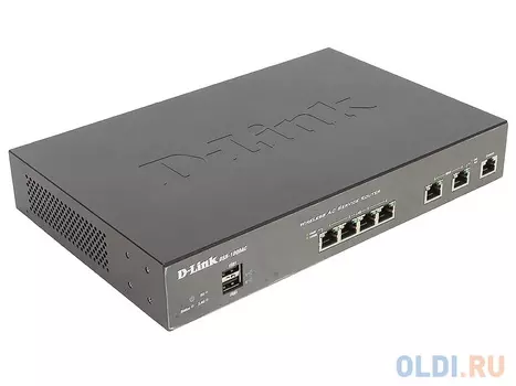 Маршрутизатор D-Link DSR-1000AC/RU/A1A Беспроводной двухдиапазонный гигабитный сервисный маршрутизатор AC1750 с резервированием WAN портов