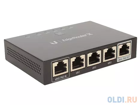 Маршрутизатор Ubiquiti ER-X-EU EdgeRouter X PoE 5x10/100/1000Mbps