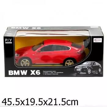 МАШИНА Р/У RASTAR BMW X6 1:14 СО СВЕТОМ, ЦВЕТ В АССОРТ. В КОР. в кор.6шт
