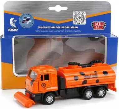 МАШИНА "ТЕХНОПАРК" МЕТАЛЛ. ИНЕРЦ. КАМАЗ УБОРОЧНАЯ МАШИНА 14СМ, ОТКРЫВ. ДВЕРИ В КОР. в кор.2*24шт