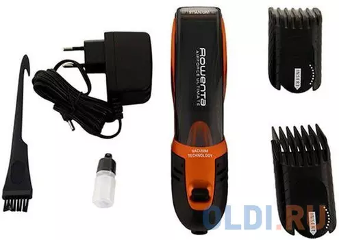Машинка для стрижки Rowenta TN9300F6 черный/оранжевый (насадок в компл:2шт)