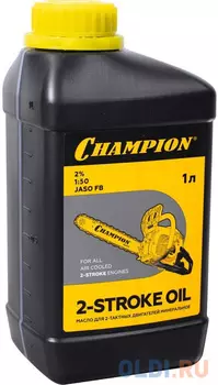 Масло для 2-тактных двигателей минеральное CHAMPION JASO FB 1л