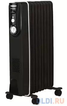Масляный радиатор BALLU BOH/MD-09BBN 2000 Вт чёрный