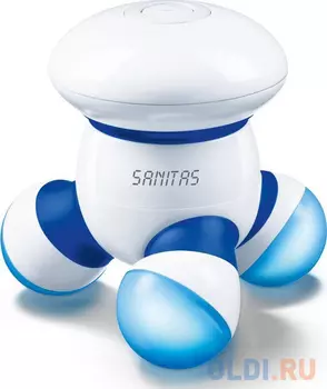 Массажер Sanitas SMG11 1.6Вт голубой