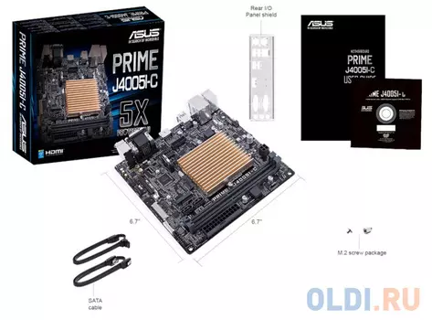 Мат. Плата ASUS PRIME J4005I-C <J4005, Intel SoC, DDR4, mini-ITX