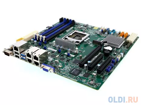 Мат плата Supermicro MBD-X11SSH-LN4F uATX, LGA1151, Intel C236, 4xDDR4, 8xSATA, 4xGbE, IPMI, VGA