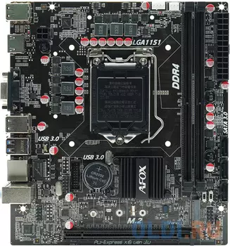 Материнская плата AFOX motherboard intel B250, INTEL Socket 1151, Micro-ATX