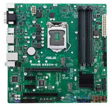 Материнская плата ASUS PRIME B360M-C/CSM Socket 1151 v2 B360 4xDDR4 1xPCI-E 16x 1xPCI 2xPCI-E 1x 6 uATX Retail 90MB0W80-M0EAYC