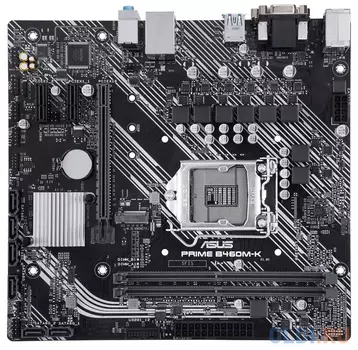 Материнская плата ASUS PRIME B460M-K Socket 1200 B460 2xDDR4 1xPCI-E 16x 2xPCI-E 1x 6 mATX Retail