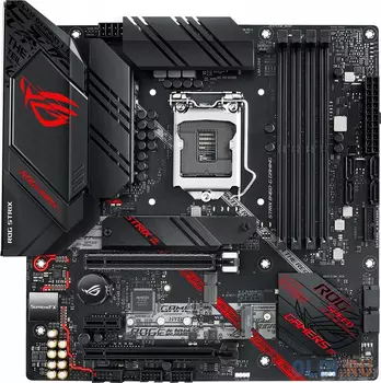 Материнская плата ASUS ROG STRIX B460-G GAMING Socket 1200 B460 4xDDR4 2xPCI-E 16x 1xPCI-E 1x 6 mATX Retail 90MB1460-M0EAY0