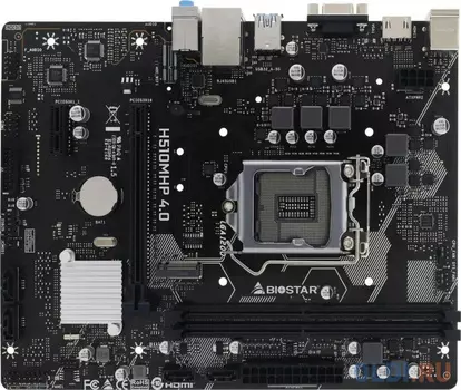 Материнская плата Biostar H510MHP 4.0 Soc-1200 Intel H470 2xDDR4 mATX AC`97 8ch(7.1) GbLAN+VGA+HDMI