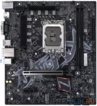 Материнская плата Colorful BATTLE-AX B760M-K D5 V20 Z760 LGA1700 2xDDR5 1xPCIEx16 1xPCIEx1 2xM.2 5xUSB3.2Gen1 3xUSB2.0 4xSATA3.0 1G VGA HDMI M-ATX RTL
