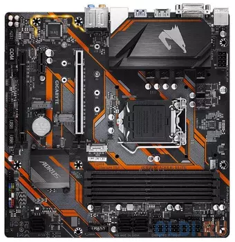 Материнская плата GigaByte B365 M AORUS ELITE Socket 1151 v2 B365 4xDDR4 2xPCI-E 16x 1xPCI-E 1x 6 mATX Retail