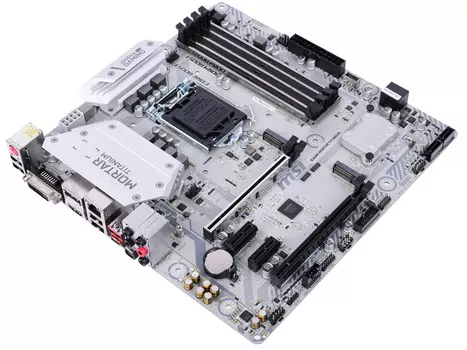 Материнская плата MSI B360M MORTAR TITANIUM (S1151, B360, 4xDDR4 DIMM, 2xPCI-Ex16, 2xPCI-Ex1, DP, DVI, HDMI, SATA III, M.2, GB Lan, USB3.1, mATX, Retail)