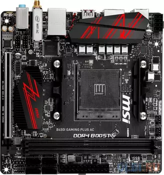 Материнская плата MSI B450I GAMING PLUS AC Socket AM4 AMD B450 2xDDR4 1xPCI-E 16x 4 mini-ITX Retail