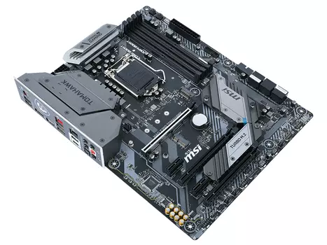 Материнская плата MSI MAG Z390 TOMAHAWK (S1151v2, Z390, 4xDDR4, 3xPCI-Ex16, 2xPCI-Ex1, DP, HDMI, SATA III+RAID, M.2, 2xGB Lan, USB3.1, ATX, Retail)