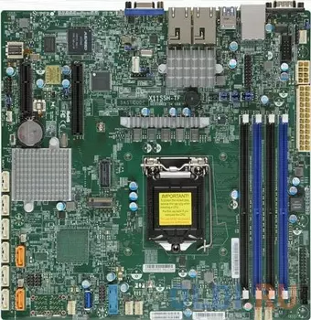 Материнская плата Supermicro MBD-X11SSH-TF-O Socket 1151 C236 4xDDR4 1xPCI-E 4x 1xPCI-E 8x 8 mATX