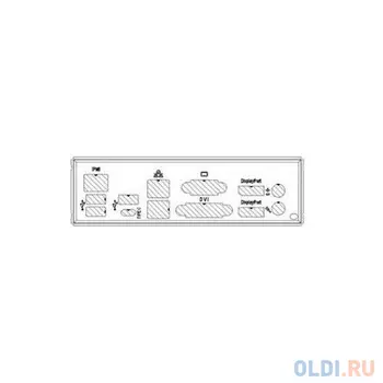 MCP-260-00126-0N - Standard I/O Shield for X11SCZ with EMI Gasket