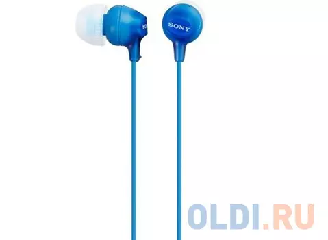 Гарнитура SONY MDR-EX15APLI вкладыши, цвет синий