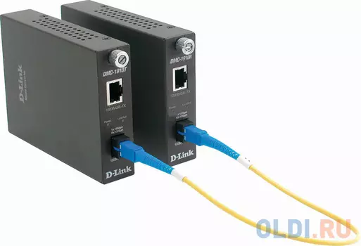 Медиаконвертер D-Link DMC-1910T/A9A WDM медиаконвертер с 1 портом 1000Base-T и 1 портом 1000Base-LX с разъемом SC (ТХ: 1550 нм; RX: 1310 нм) для одном