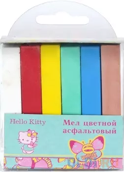 Мелки для асфальта Action Hello Kitty 6 штук 6 цветов от 1 года HKO-ACCA-6