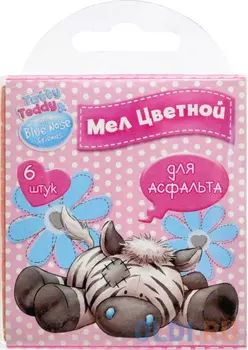 Мелки для асфальта Action TATTY TEDD 6 штук 6 цветов от 3 лет BNF-ACCA-6