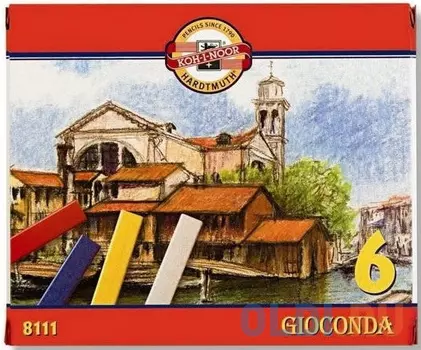 Мелки масляные Koh-i-Noor 8111/6 6 штук 6 цветов от 3 лет 8111/6