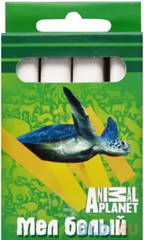 Мелки школьные Action ANIMAL PLANET 4 штуки 1 цвет от 1 года AP-CW-4