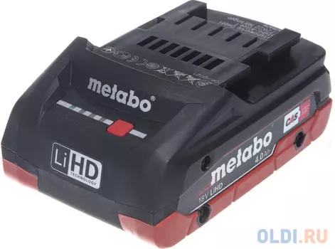 Metabo Аккумулятор LiHD 18 В 4.0 Ач в инд.упаковке [625367000]