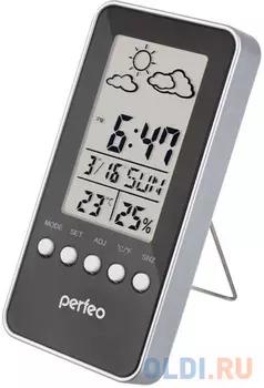 Метеостанция Perfeo "Window" чёрный PF-S002A