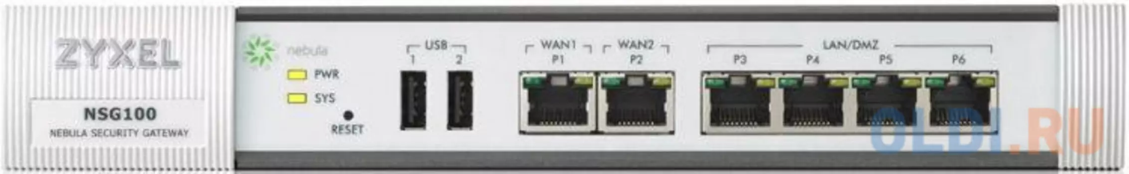 Межсетевой экран Zyxel NSG100-ZZ0101F 1000Mbps 6xLAN серый