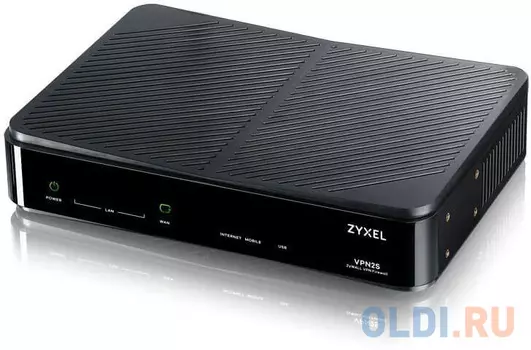 Межсетевой экран Zyxel VPN2S-ZZ0101F 1000Mbps 4xLAN черный