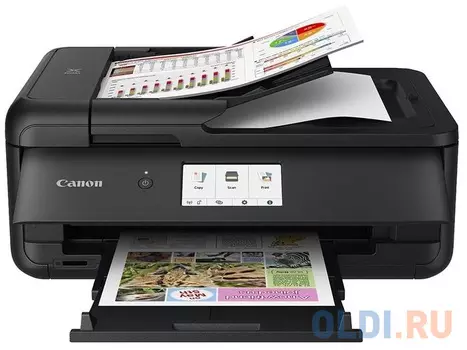 МФУ Canon PIXMA TS9540, A3 (струйный, принтер, сканер, копир, 4800dpi, Bluetooth, WiFi, AirPrint, duplex, Сенсорный дисплей)