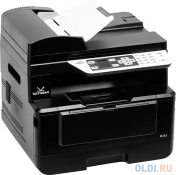 МФУ Катюша M133p принтер/копир/сканер, 33 стр/мин А4 Ч/Б, 1200 dpi. CPU 350 МГц, 1Гб RAM, Ethernet, USB, USB-host, Wi-Fi (опция). ADF 35 листов. Тонер
