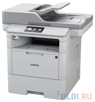 МФУ лазерное Brother DCP-L6600DW принтер/сканер/копир, A4, 46стр/мин, дуплекс, ADF, 512Мб, USB, LAN, WiFi, NFC