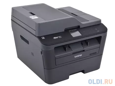 МФУ лазерное Brother MFC-L2740DWR принтер/сканер/копир/факс, A4, 30стр/мин, дуплекс, ADF, двухст. однопр. сканер, 64Мб, USB, LAN, WiFi