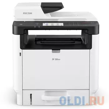 МФУ Ricoh SP 330SFN  (копир-принтер-сканер-факс, ADF, duplex, 32стр./мин., 1200x600dpi, Wi-Fi, LAN, NFC, A4)