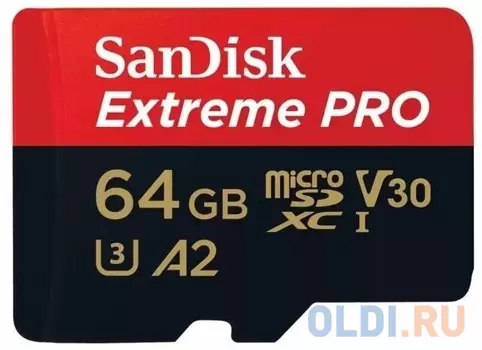 Карта памяти microSDXC 64 ГбGb SanDisk Extreme Pro