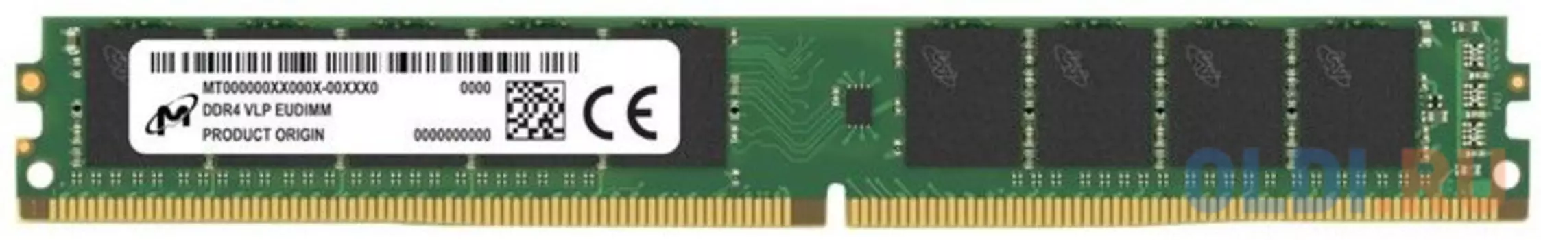 Micron DRAM DDR4 ECC UDIMM VLP STD 32GB 1Rx4 2666, EAN: 649528821539