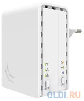 MikroTik PL7411-2nD (PWR-LINE AP) Точка доступа Power Line RouterOS L4, European plug (Type C)