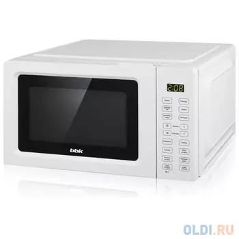 Микроволновая печь BBK 17MWS-785S/W white (17л, 700Вт, соло, электронное управление) (17MWS-785S/W)