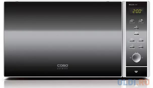 Микроволновая печь CASO MCG 30 chef 900 Вт серебристый