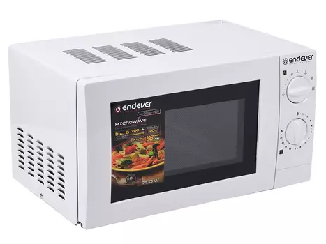 Микроволновая печь ENDEVER Danko 2001 белый 700 Вт, 20 л