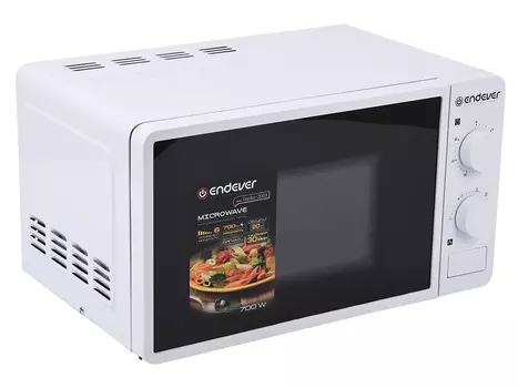 Микроволновая печь ENDEVER Danko 2003 белый 700 Вт, 20 л