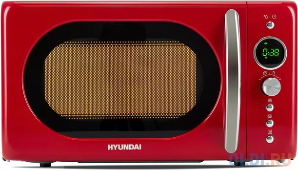 Микроволновая Печь Hyundai HYM-D3037 20л. 700Вт красный/серебристый