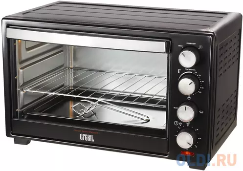 Мини-печь GFGril GFO-30B Convection Plus 30л. 1600Вт черный/серебристый