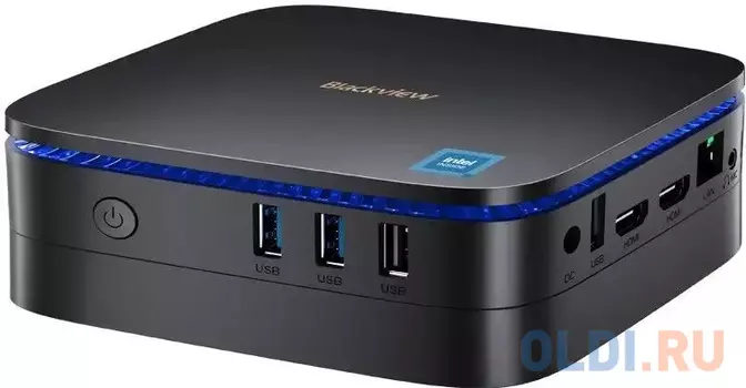 Мини ПК Blackview MP60 (Intel N5095) 16+1TB, 512GB, WIFI a/b/g/n/ac, Bluetooth 4.2, Win11 Pro, USB3.0, HDMI 1.4b Type A *2, RJ45*1, 5.5/2.1mm DC Jack