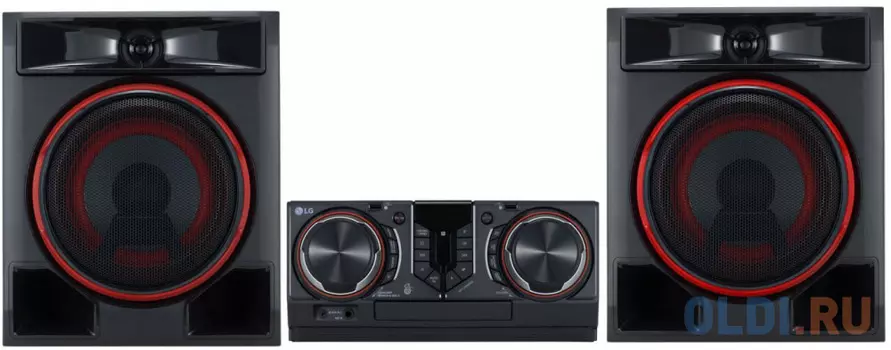 Минисистема LG CL65DK черный 950Вт/CD/CDRW/FM/USB/BT (в комплекте: диск 2000 песен)