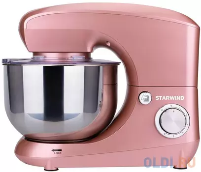 Миксер планетарный Starwind SPM5182 1000Вт розовый