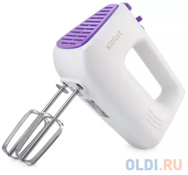 Миксер ручной KITFORT КТ-3067-1 400 Вт белый фиолетовый